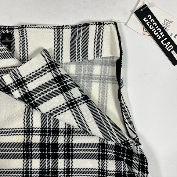 Design Lab Plaid A-line Skirt Academia Medium NWT - Picture 9 of 9